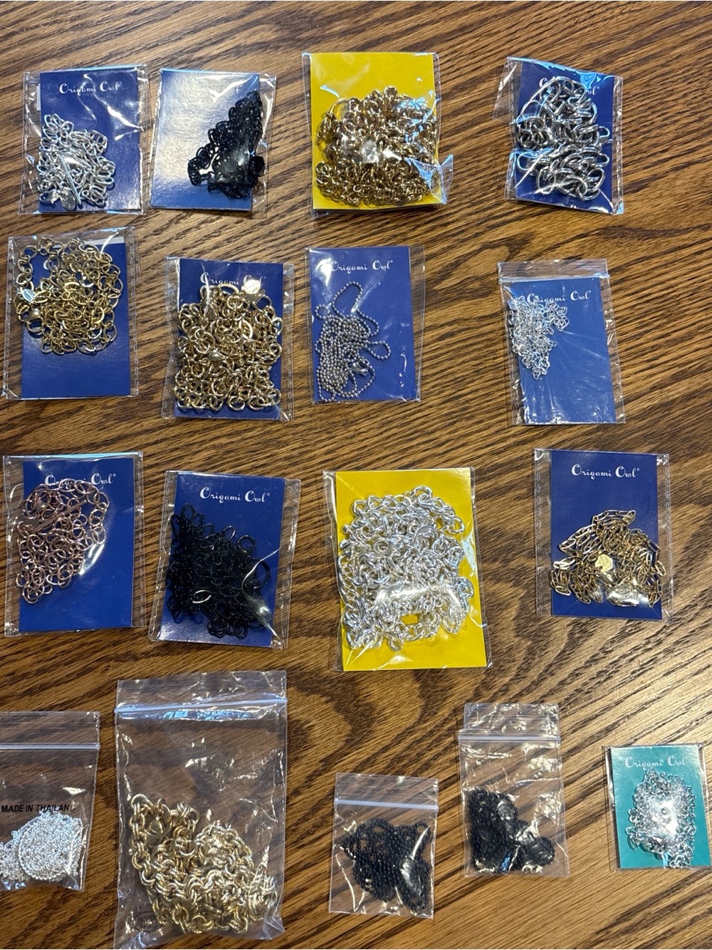 Authentic Origami Owl Mixed Metal Jewelry Chains - Assorted Gold, Silver, Black